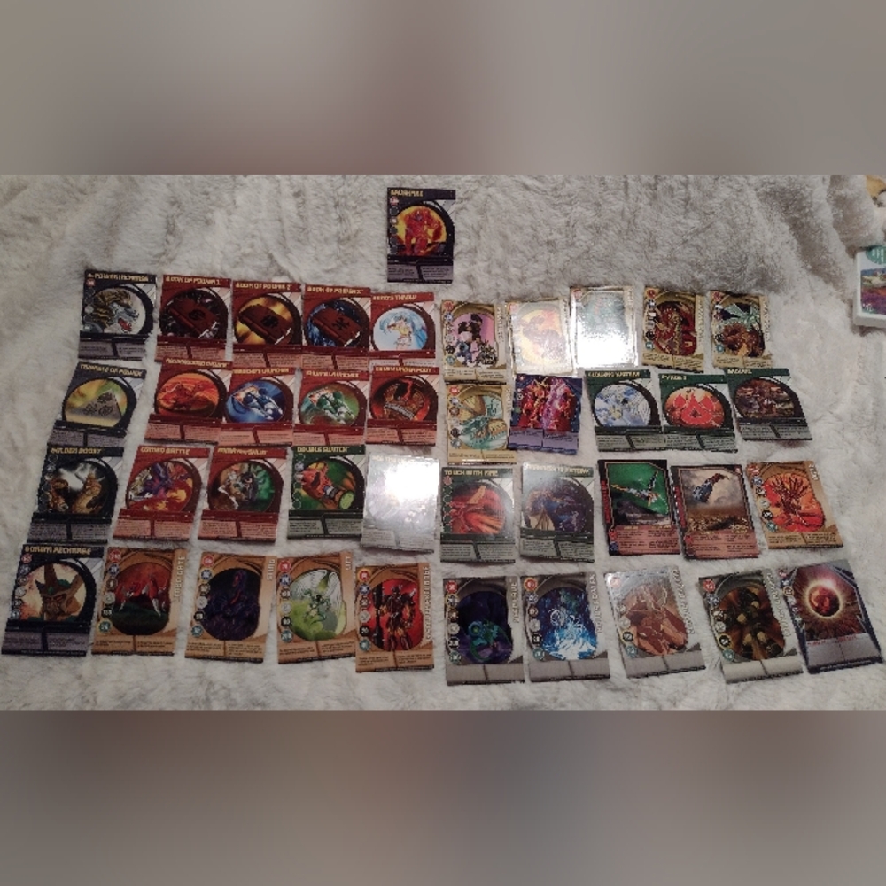 Lot of 41 Vintage Bakugan Battle Brawlers Cards 2008 2009 Magnetic READ